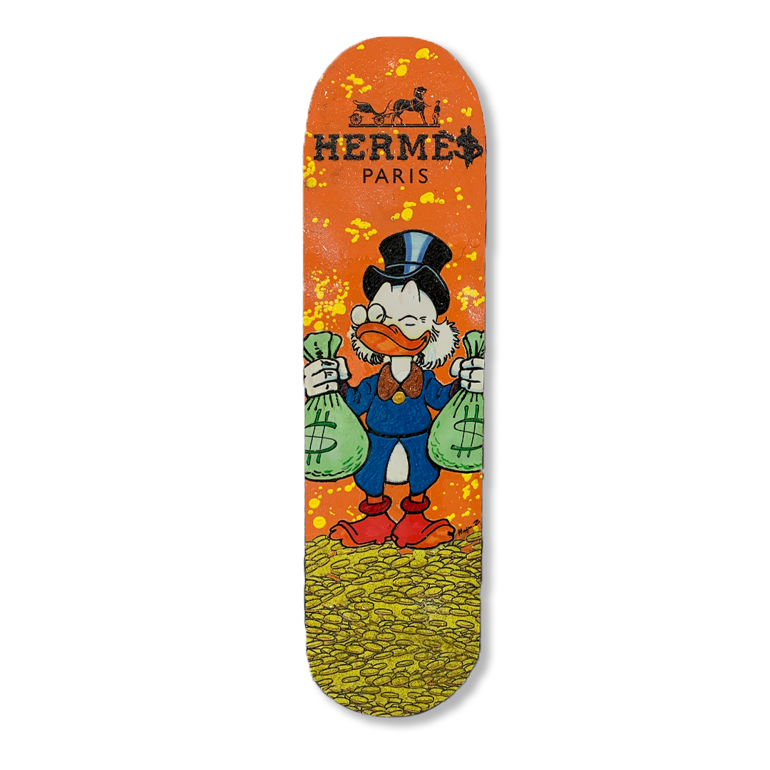 Hermès Scrooge Skateboard by Haim Zanzouri — Ze Art Gallery